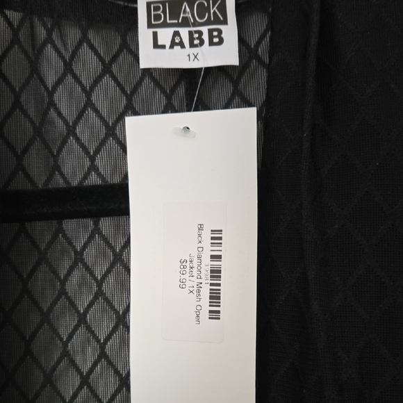 Black Long-Sleeve Robe Jacket - Picture 2 of 6